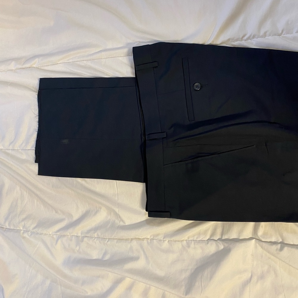 Kenneth Cole unlisted black suit pants waist 35